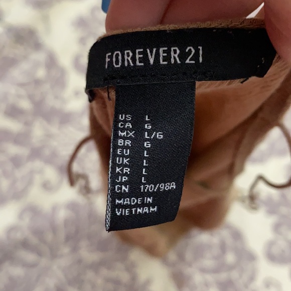 Forever 21 tan tank top - Picture 3 of 5